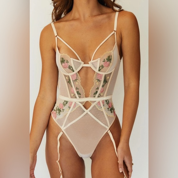 Lounge underwear skye bodysuit,Small - Picture 2 of 6